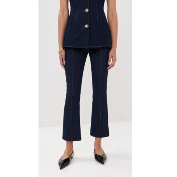 Veronica Beard Pants - Veronica Beard Women's Dark Oxford Tani Pants Size 8